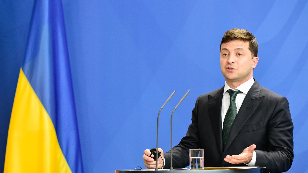 Ukrainischer Präsident Selenski in Berlin